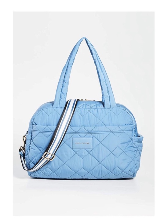 Marc Jacobs Handbags - New! Marc Jacobs Quilted Nylon Weekender Sports Travel Duffel Bag in Blue Haven